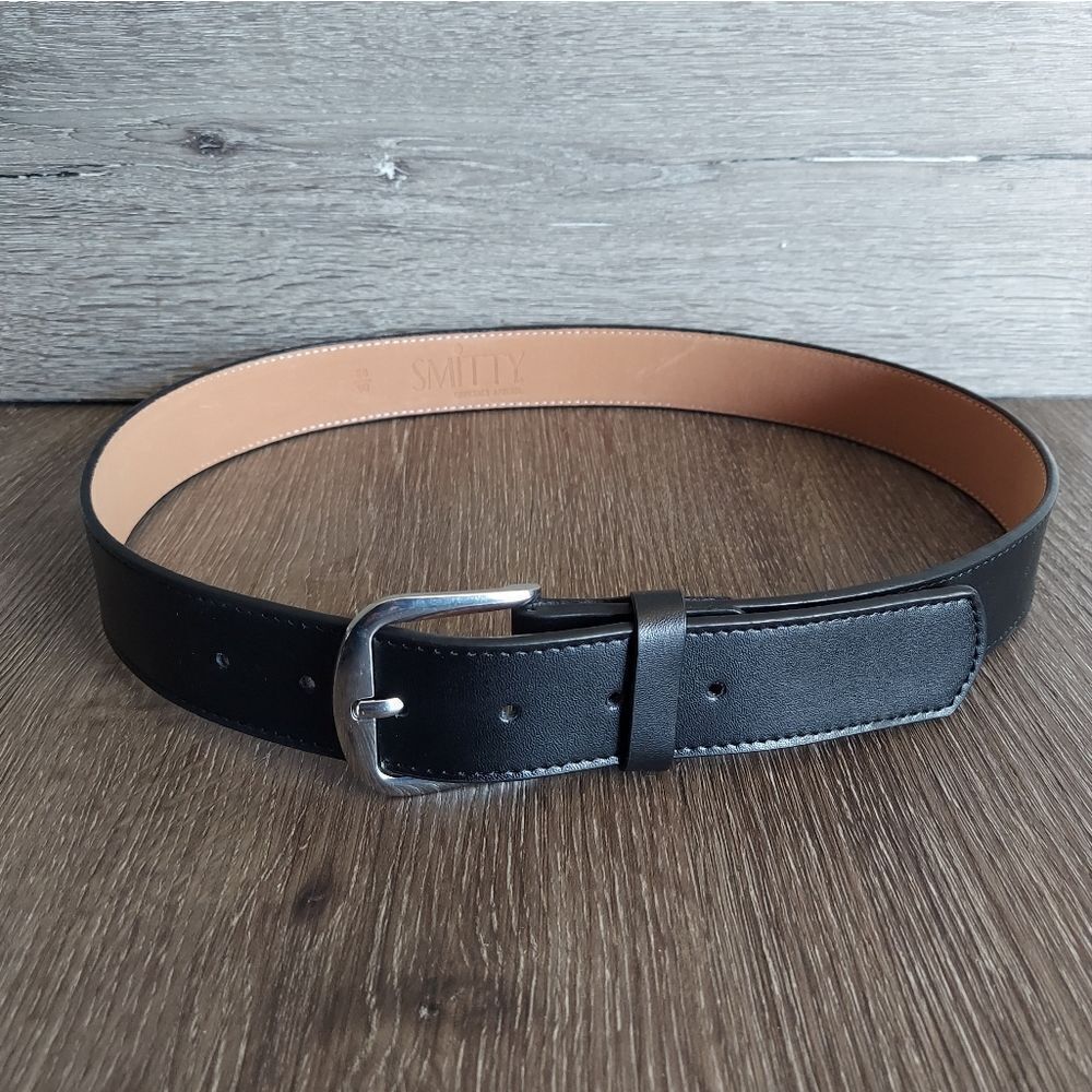 Smitty Official's Apparel Black Leather Belt Size 36